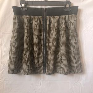 Silence & Noise geometric print mini skirt